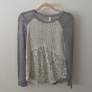 Lace Baseball Tee